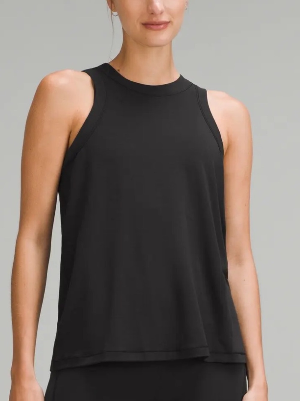 lululemon Black High Neck Sleeveless Training Tank Top Size 6
